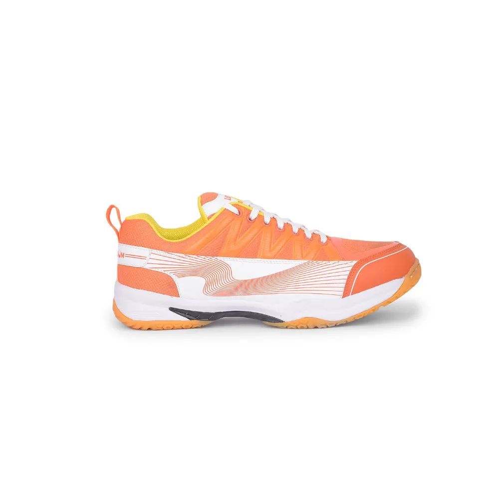 FREEDOM Sports Orange Badminton Shoes For Men GRIPPER-01 By Liberty