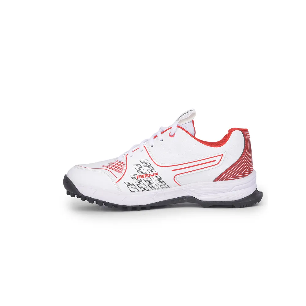 FREEDOM Sports Red Cricket Shoes For Men CRICSTAR01 By Liberty