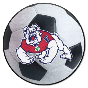 Fresno State Bulldogs Soccer Ball Rug - 27in. Diameter