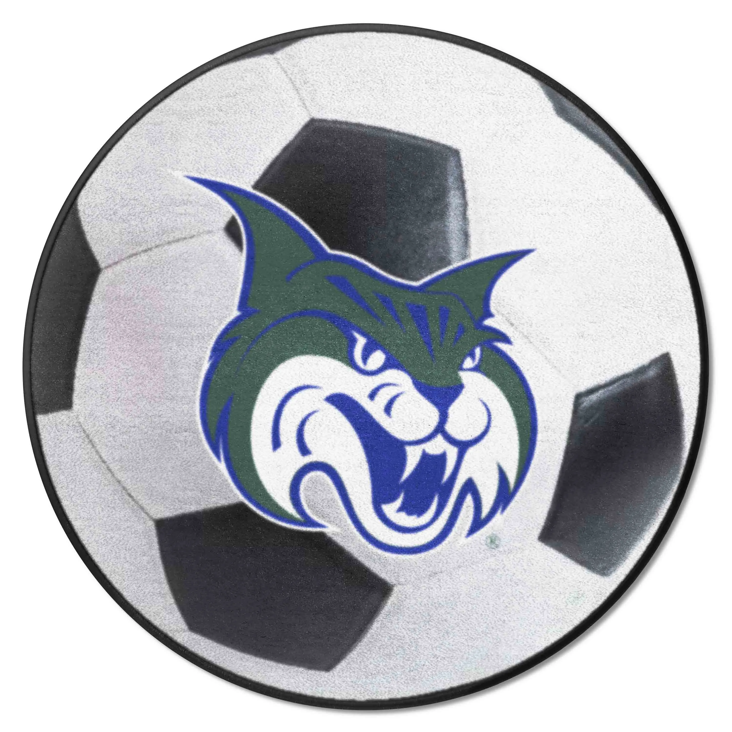 Georgia College Bobcats Soccer Ball Rug - 27in. Diameter