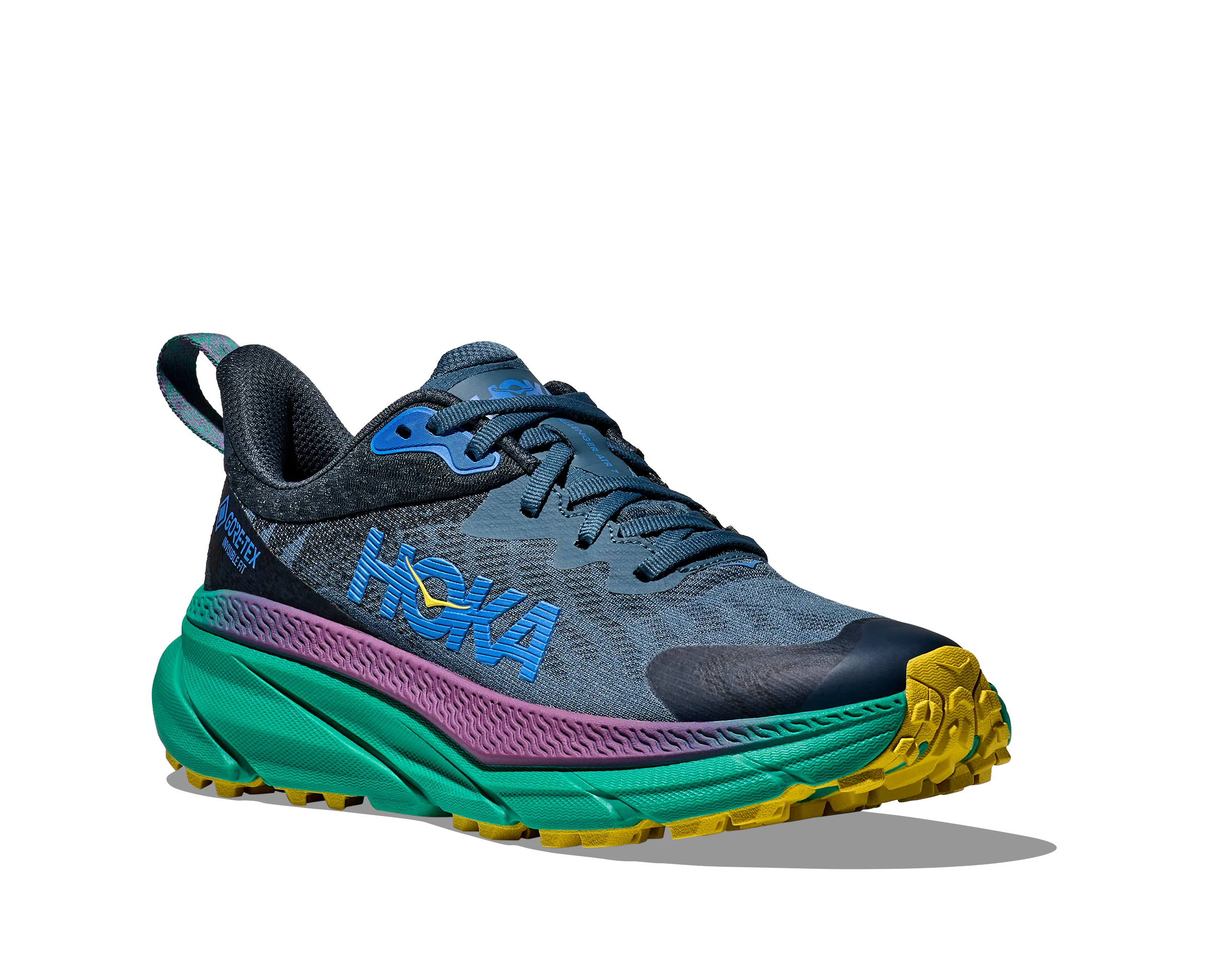 Hoka Womens Trainer Challenger ATR 7 GTX Real Teal/Tech Green