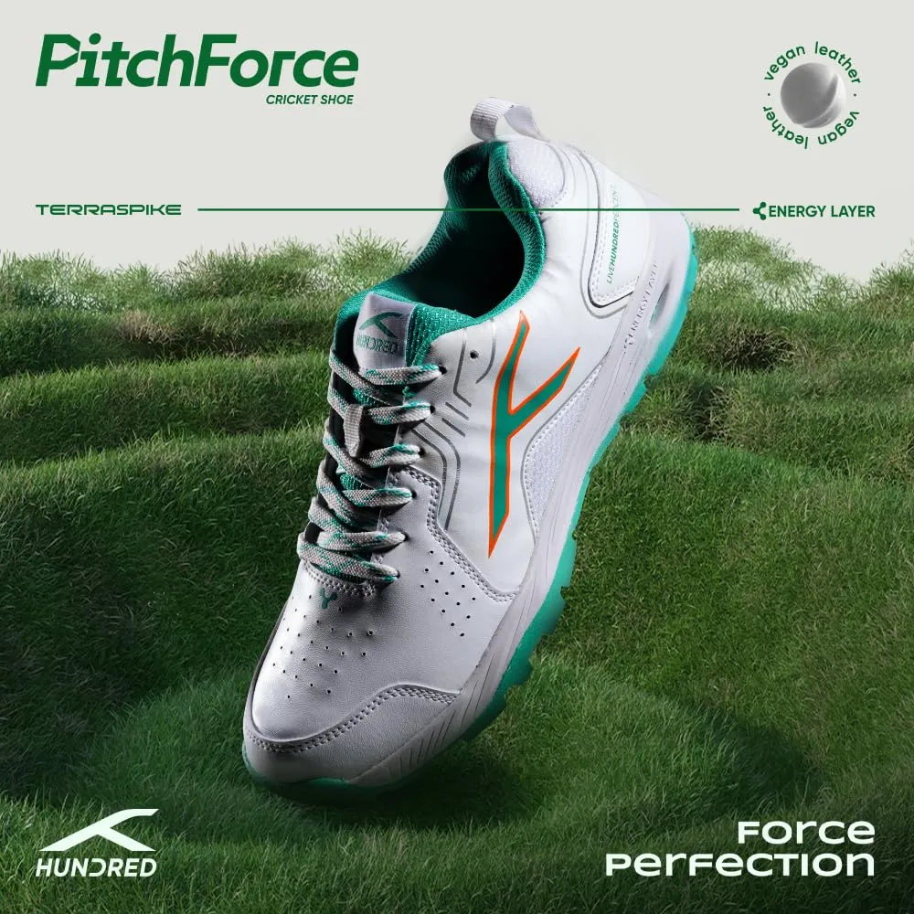 Hundred Pitch Force Unisex Cricket Shoes