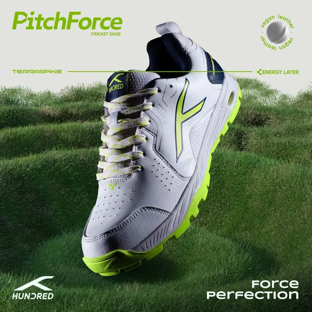 Hundred Pitch Force Unisex Cricket Shoes