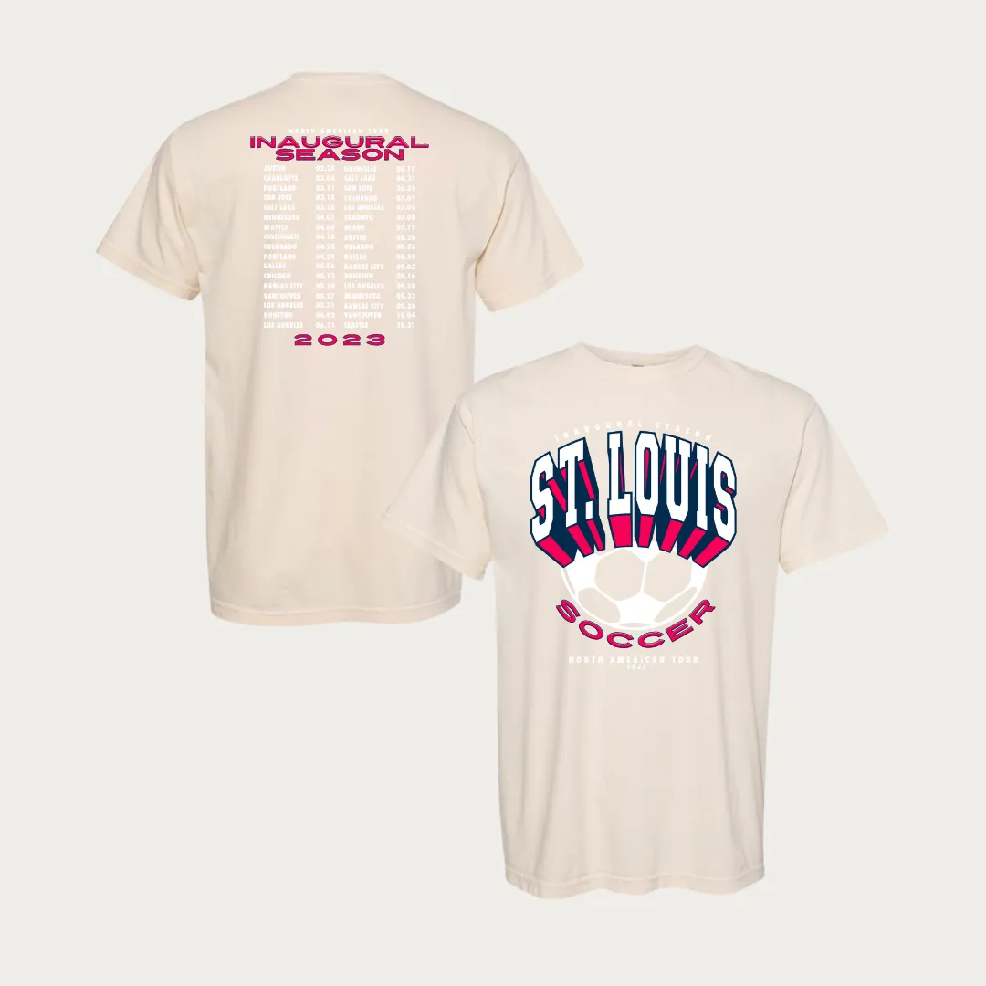 Inaugural Season Soccer Tour Structured Tee