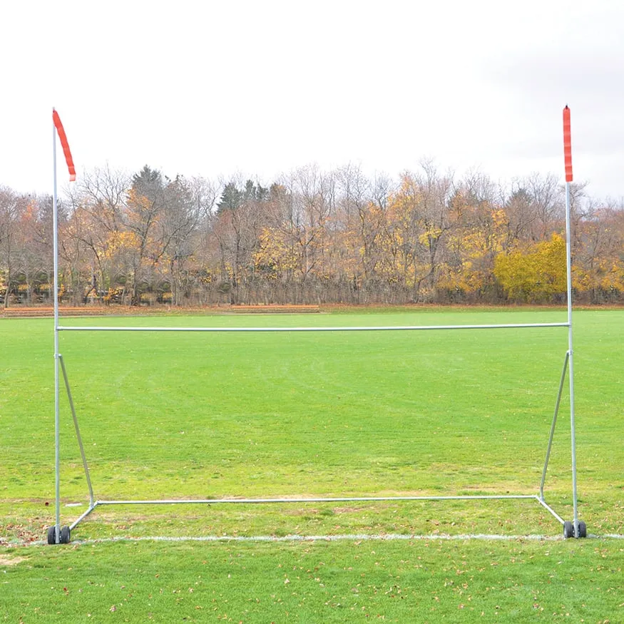 Jaypro Football/Soccer Practice H-Frame Goal - Portable (Collegiate) (18 ft.6 in.W x 20 ft.H)