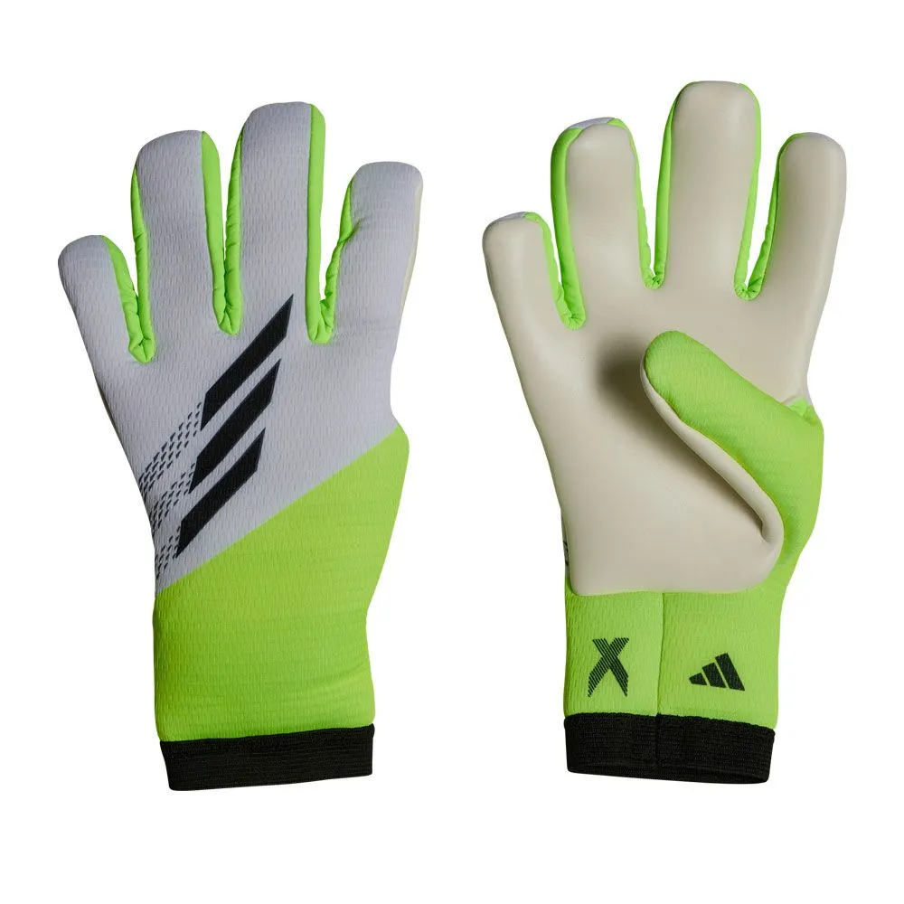 Junior X GL Training GK Glove [White/Lucid Lemon]