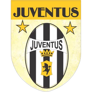 Juventus Soccer Team Flag Shield Style