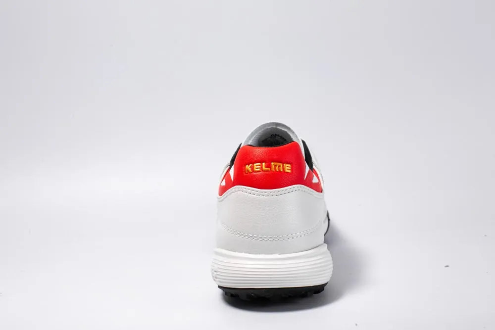 KELME Michel Turf Boot - White/Red