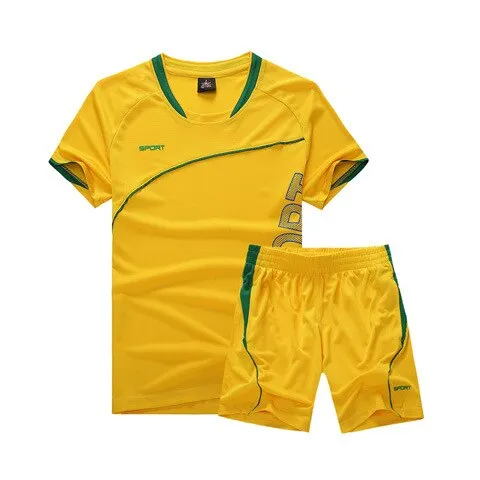 Kids Football Kits Sports Suit Boy's Jerseys Team Uniforms Soccer Training Sets Running Clothes Suits for Children Twins