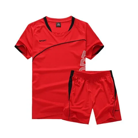 Kids Football Kits Sports Suit Boy's Jerseys Team Uniforms Soccer Training Sets Running Clothes Suits for Children Twins