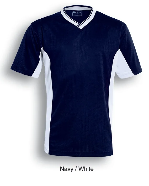 Kids Soccer Panel Jersey - Navy/White