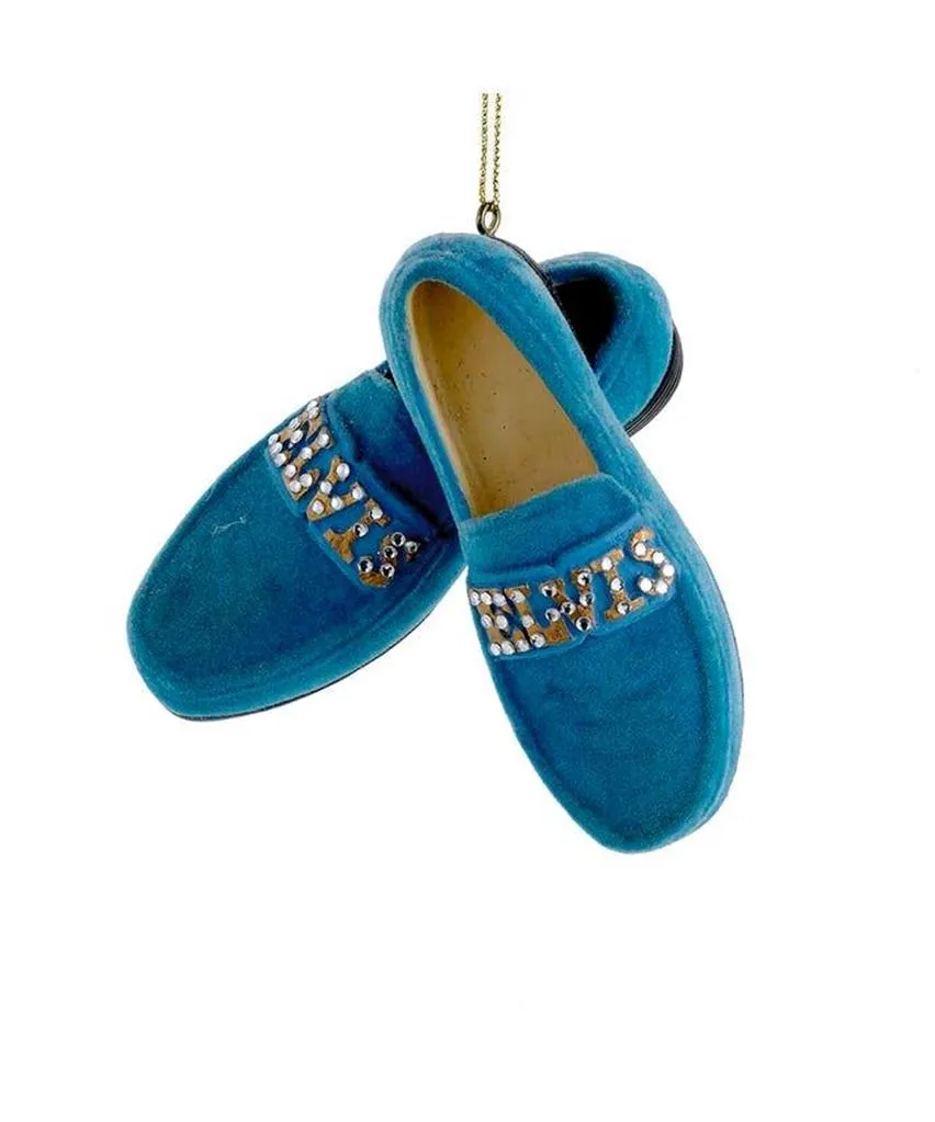 Kurt Adler 3" Elvis Presley Singer Blue Suede Shoes Christmas Ornament