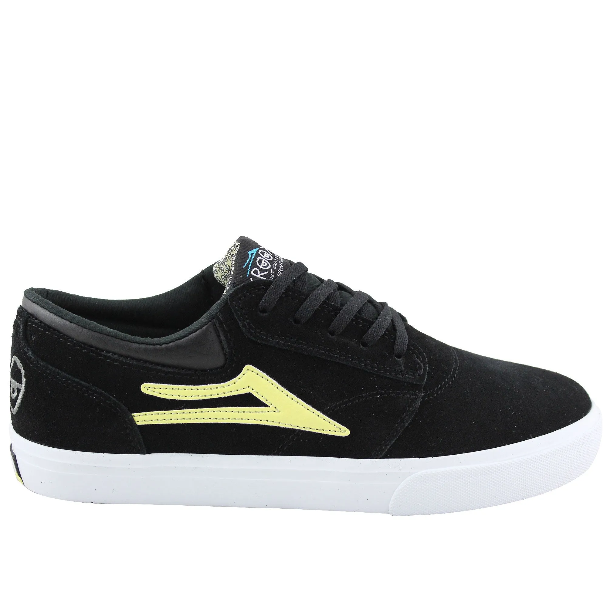 Lakai Shoes Krooked Griffin - Black/Yellow Suede