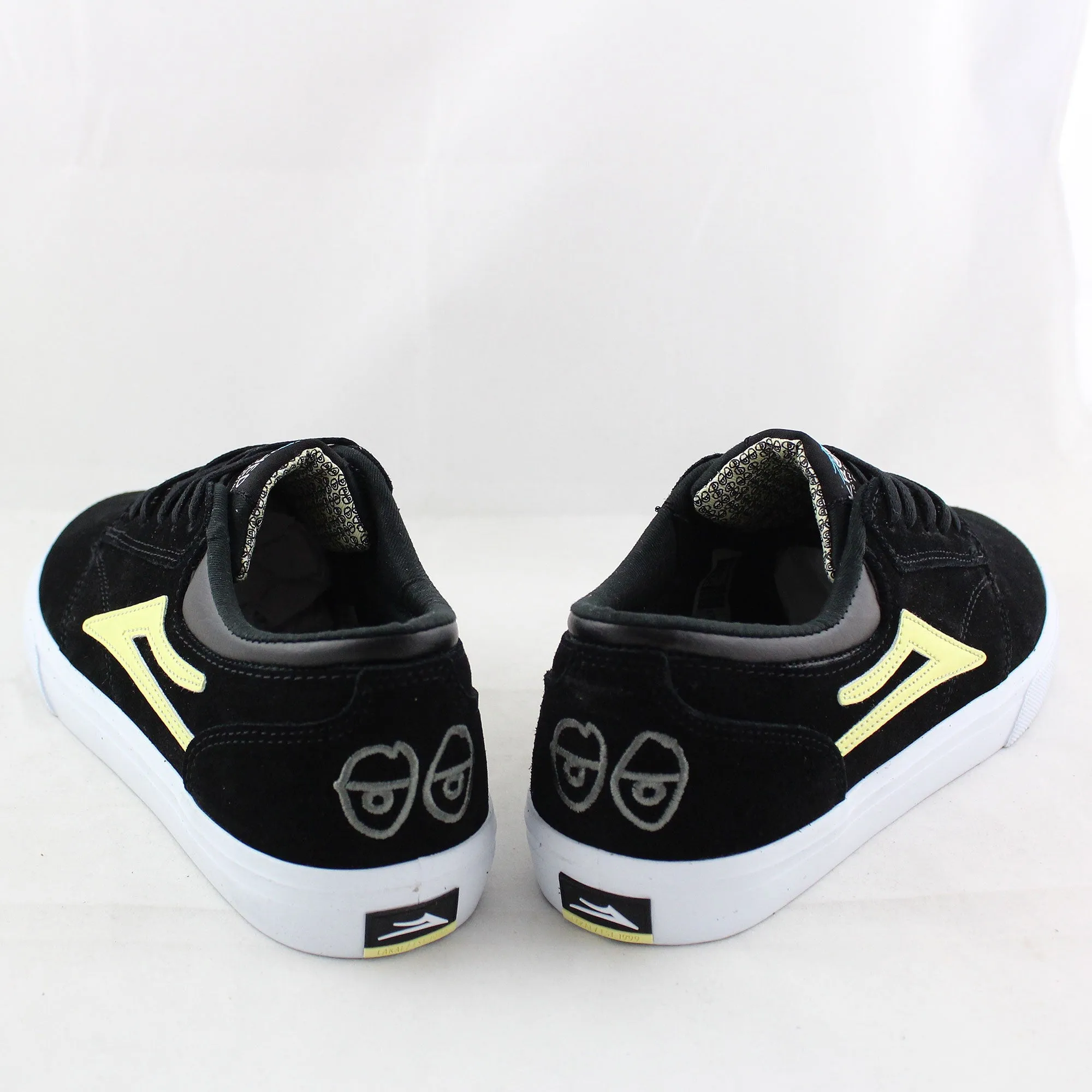 Lakai Shoes Krooked Griffin - Black/Yellow Suede