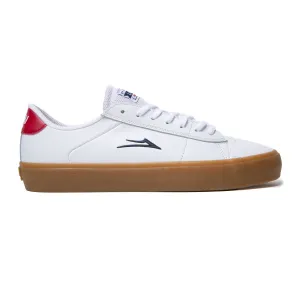 Lakai Shoes Newport  - White/Gum Leather