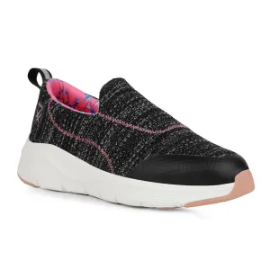 Leap7x Sports Black Walking Shoes For Women OLIVA-5 By Liberty