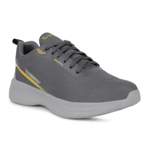 Leap7x Sports Dark Grey Running Shoes For Mens KOOPER-1E By Liberty