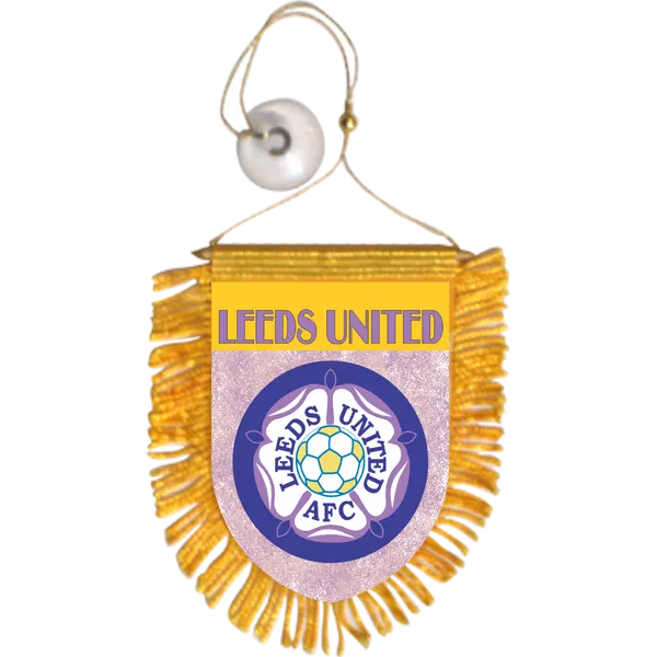 Leeds United Mini Car Banner