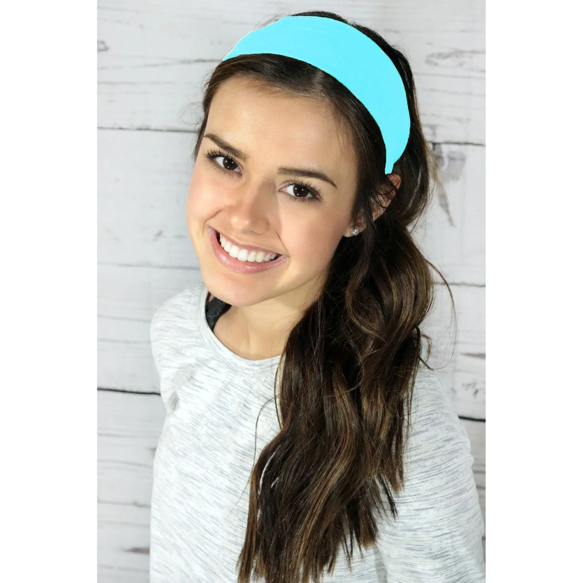 Light Blue Cotton Headband