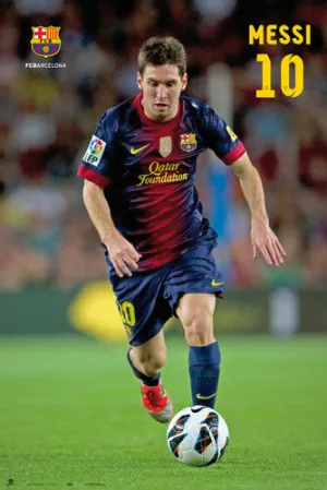 Lionel Messi "Superstar" FC Barcelona Poster (2012/13) - G.E. (Spain) - LAST ONE