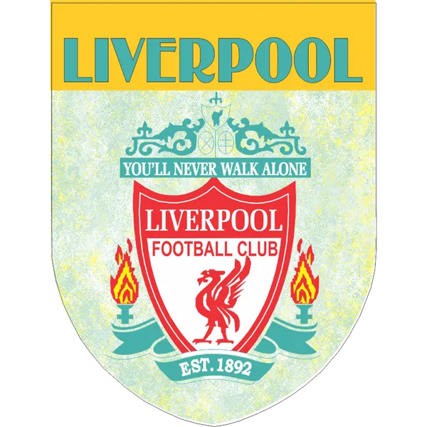 Liverpool Soccer Team Flag Shield Style