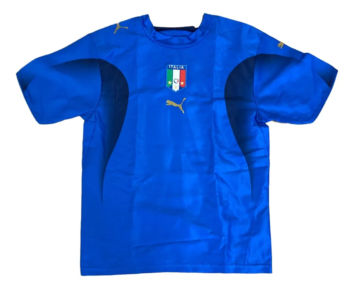 Luca Toni Signed Italy Puma Soccer Jersey BAS