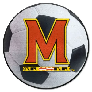 Maryland Terrapins Soccer Ball Rug - 27in. Diameter