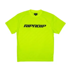 MBN Stripe Soccer Jersey (Neon)