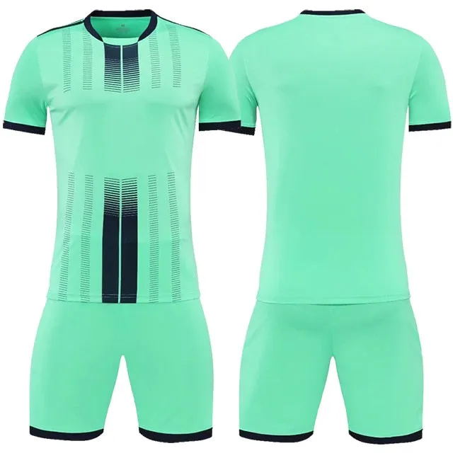 Men Kid's Football Jerseys Uniform Boys girls Goalkeeper Soccer Jersey Children's Football Shirt shorts training suit