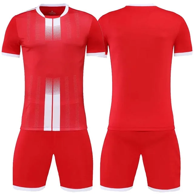 Men Kid's Football Jerseys Uniform Boys girls Goalkeeper Soccer Jersey Children's Football Shirt shorts training suit