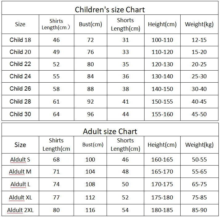 Men Kid's Football Jerseys Uniform Boys girls Goalkeeper Soccer Jersey Children's Football Shirt shorts training suit