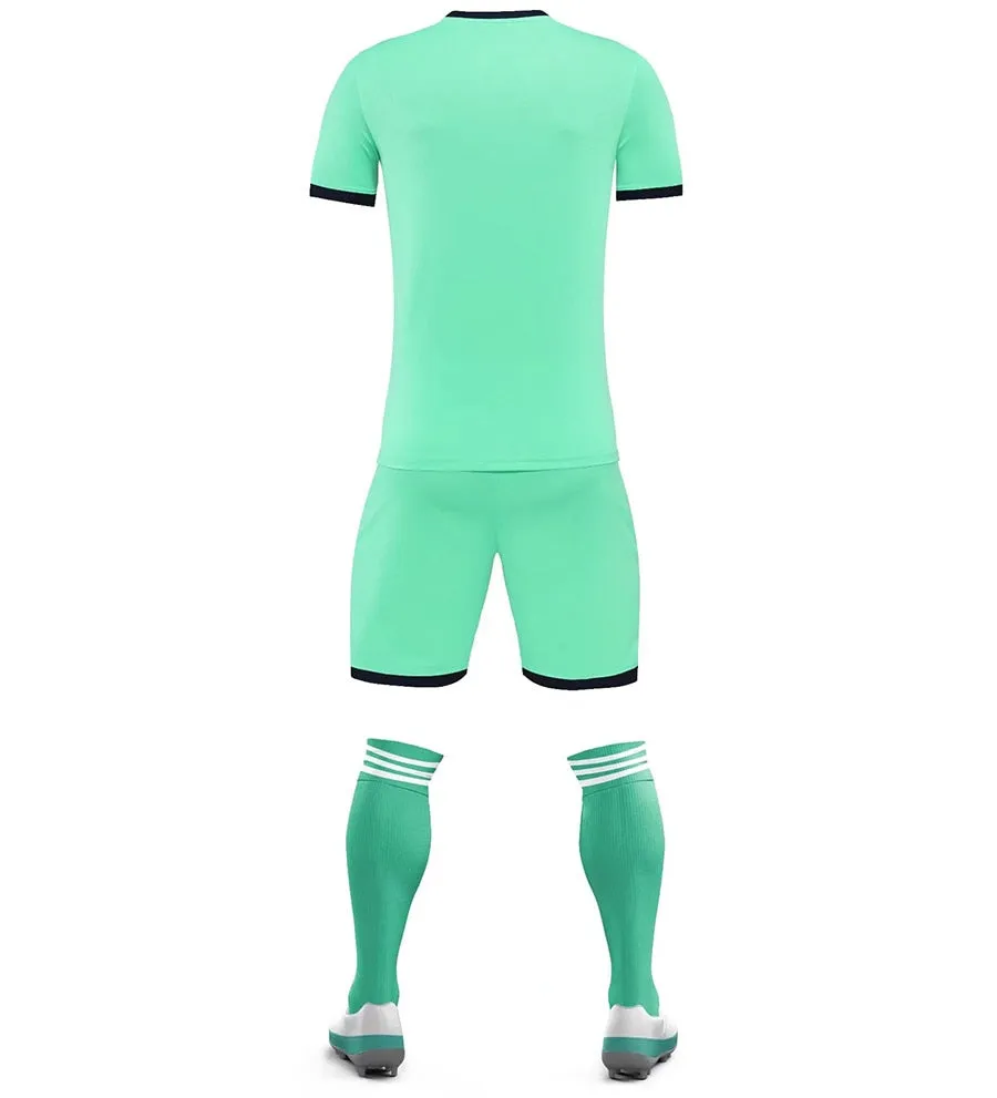 Men Kid's Football Jerseys Uniform Boys girls Goalkeeper Soccer Jersey Children's Football Shirt shorts training suit