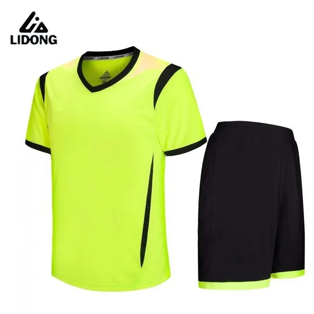 Men Kids Football Kits Boys Soccer Sets Jersey Uniforms Futbol Training Suits