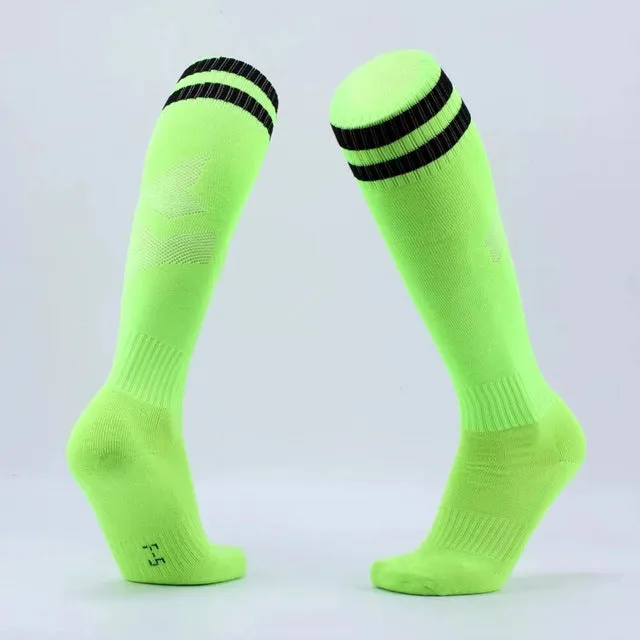 Men Women Soccer socks Leg Support  Sock Kids Youth Sports Running Football Cycling Socks