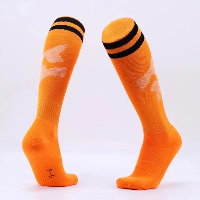 Men Women Soccer socks Leg Support  Sock Kids Youth Sports Running Football Cycling Socks