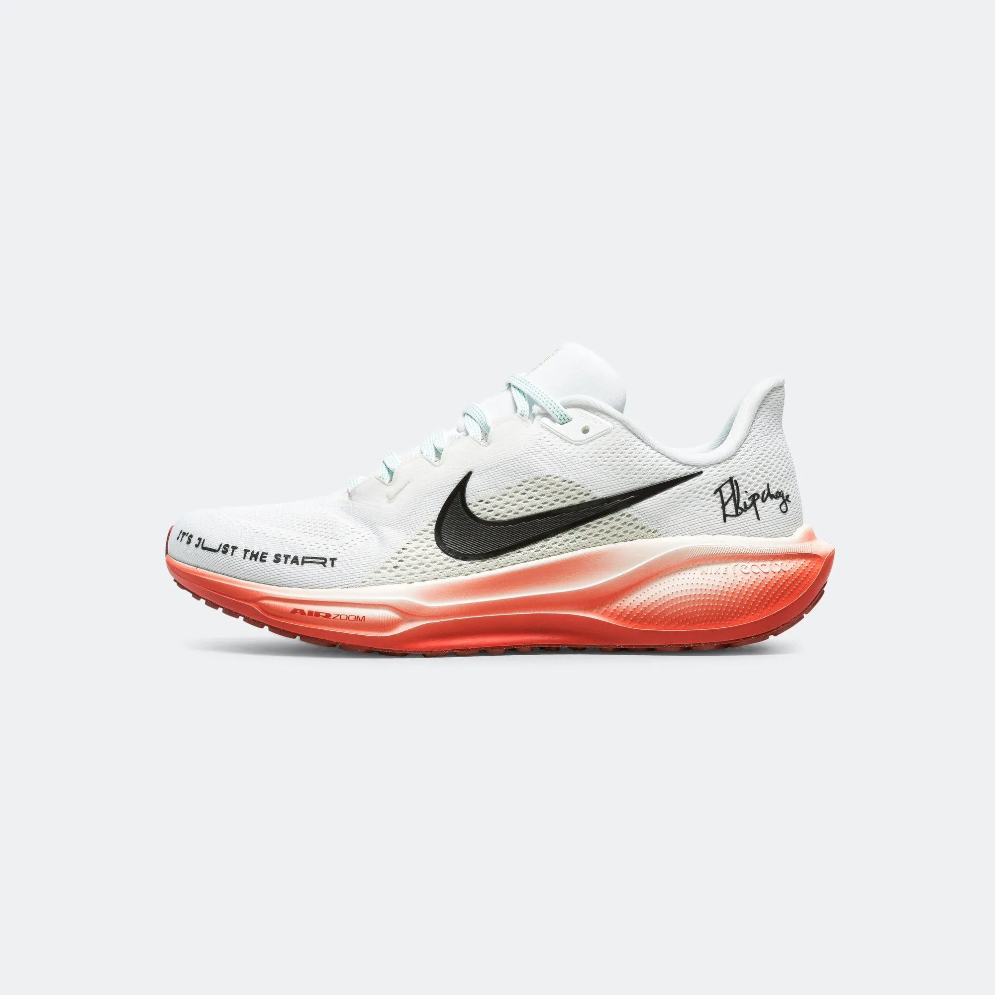 Mens Air Zoom Pegasus 41 'Eliud Kipchoge' - White/Black-Pale Ivory-Dragon Red