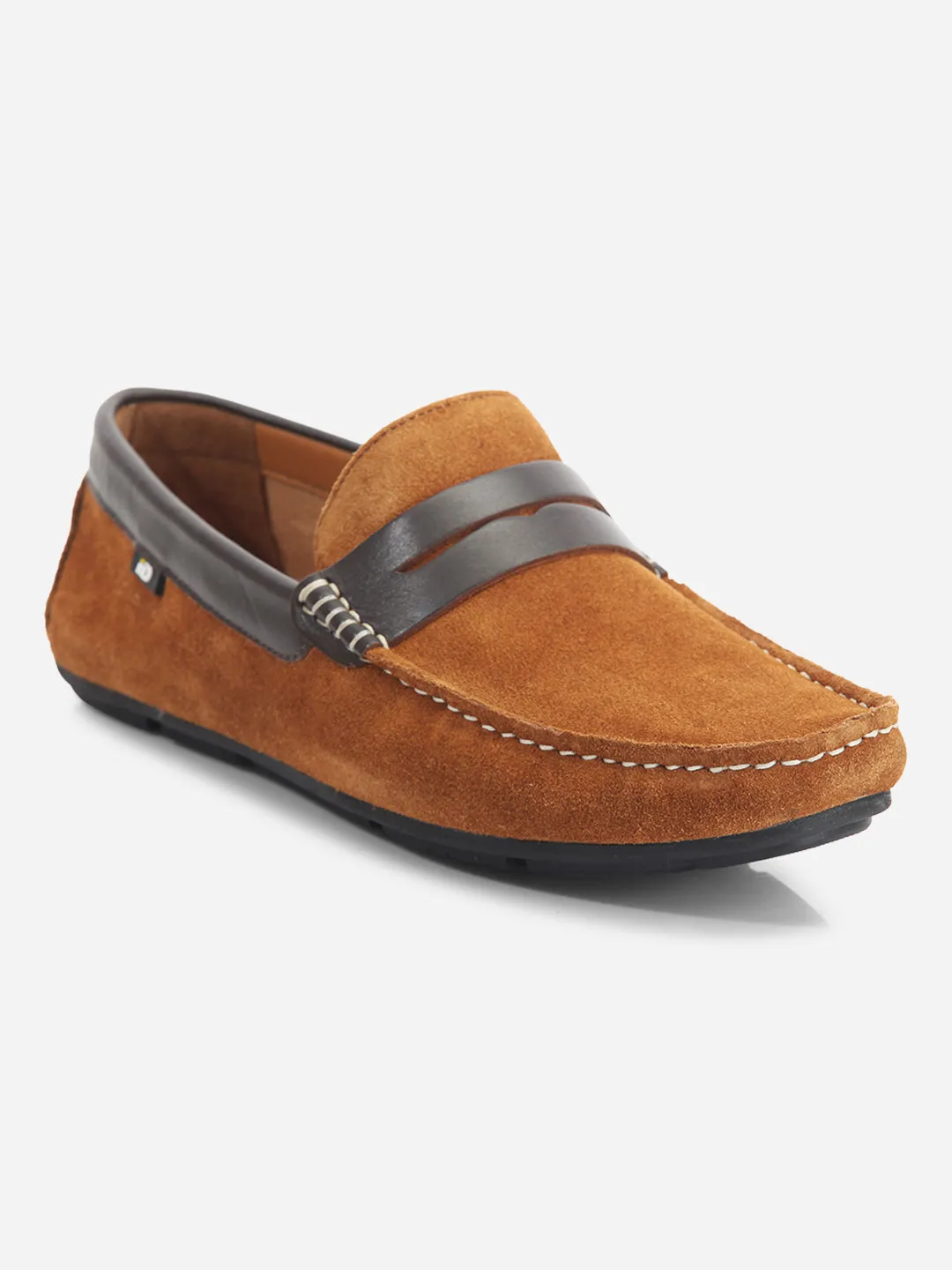 Men's Tan Moc Toe Casual Loafer (ID1142)