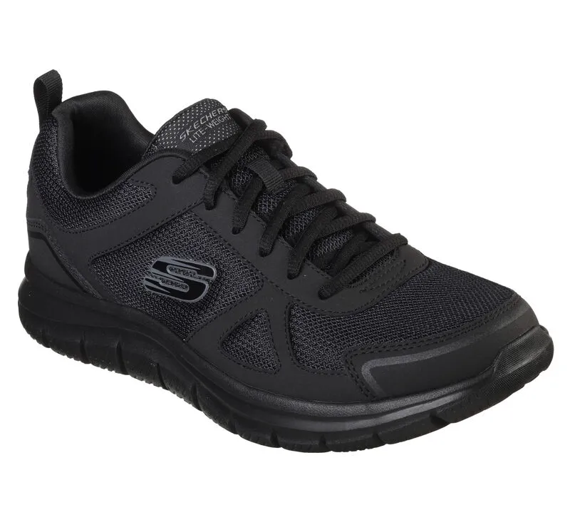 Men's Wide Fit Skechers 52631 Track Scloric Walking Trainers