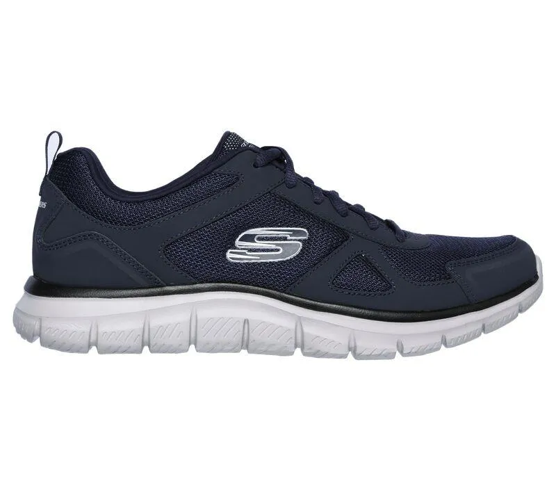 Men's Wide Fit Skechers 52631 Track Scloric Walking Trainers