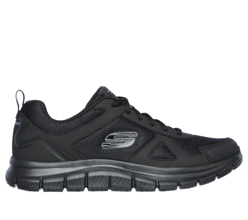 Men's Wide Fit Skechers 52631 Track Scloric Walking Trainers