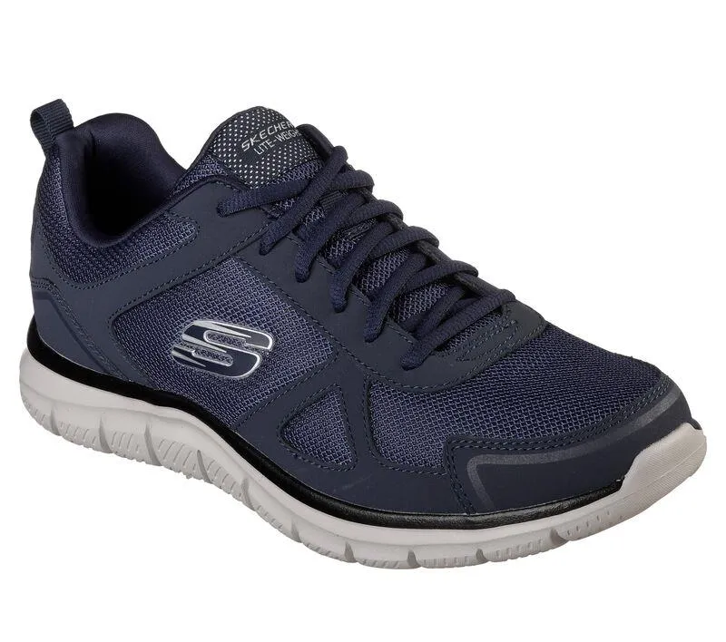 Men's Wide Fit Skechers 52631 Track Scloric Walking Trainers