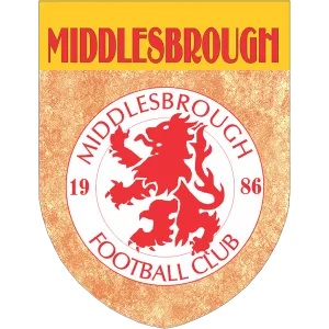 Middlesborough Soccer Team Flag Shield Style