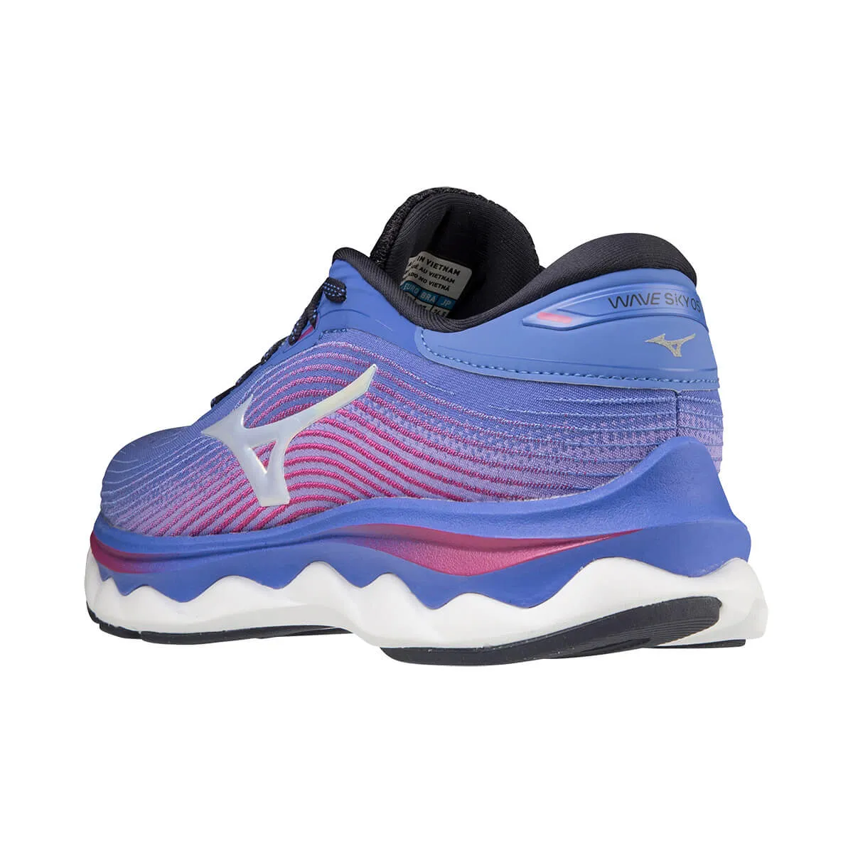 Mizuno Wave Sky 5 Womens | Amparoblue/wht/ffuchsia