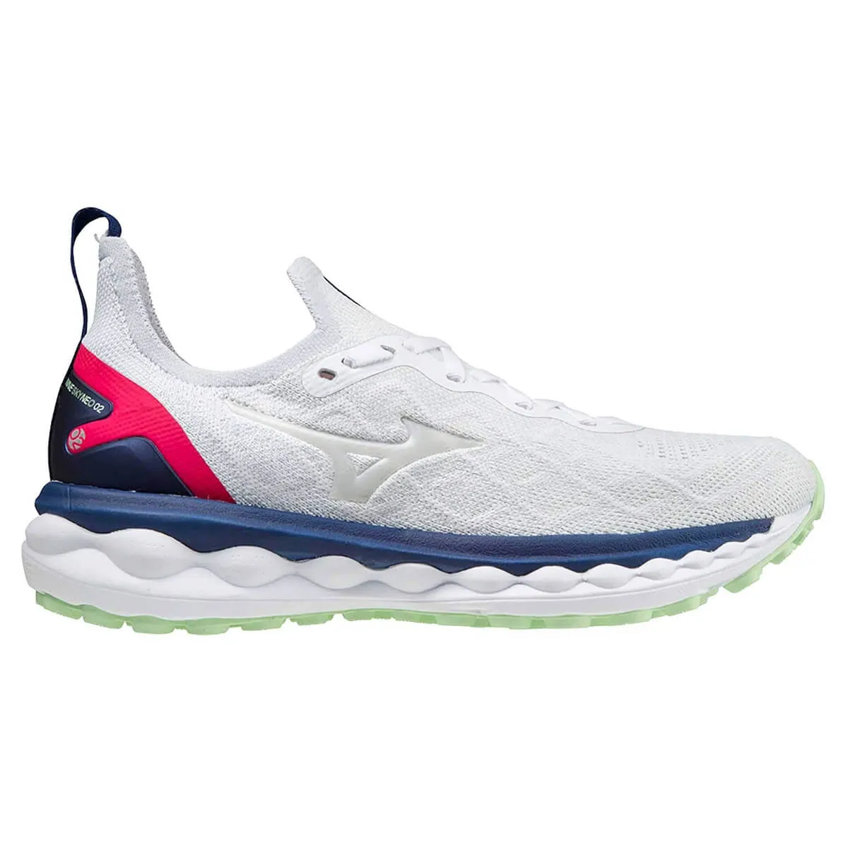 Mizuno Wave Sky Neo 2 Womens | White/bluedepth/a21