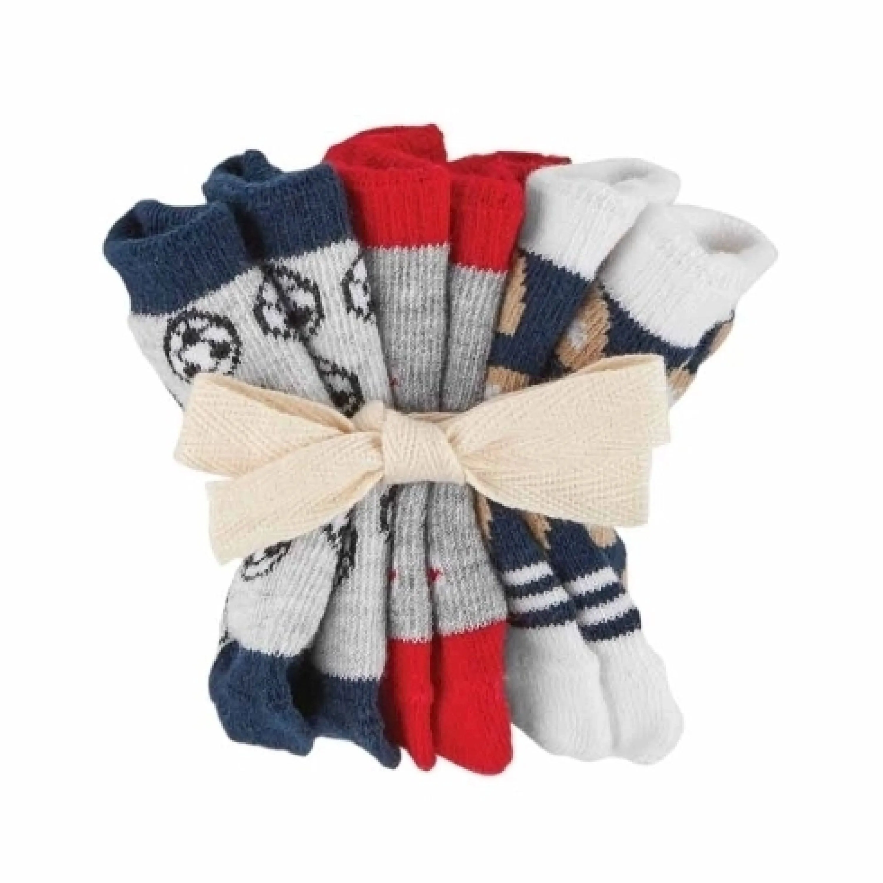 Mud Pie 3-Pack Baby Sports Socks