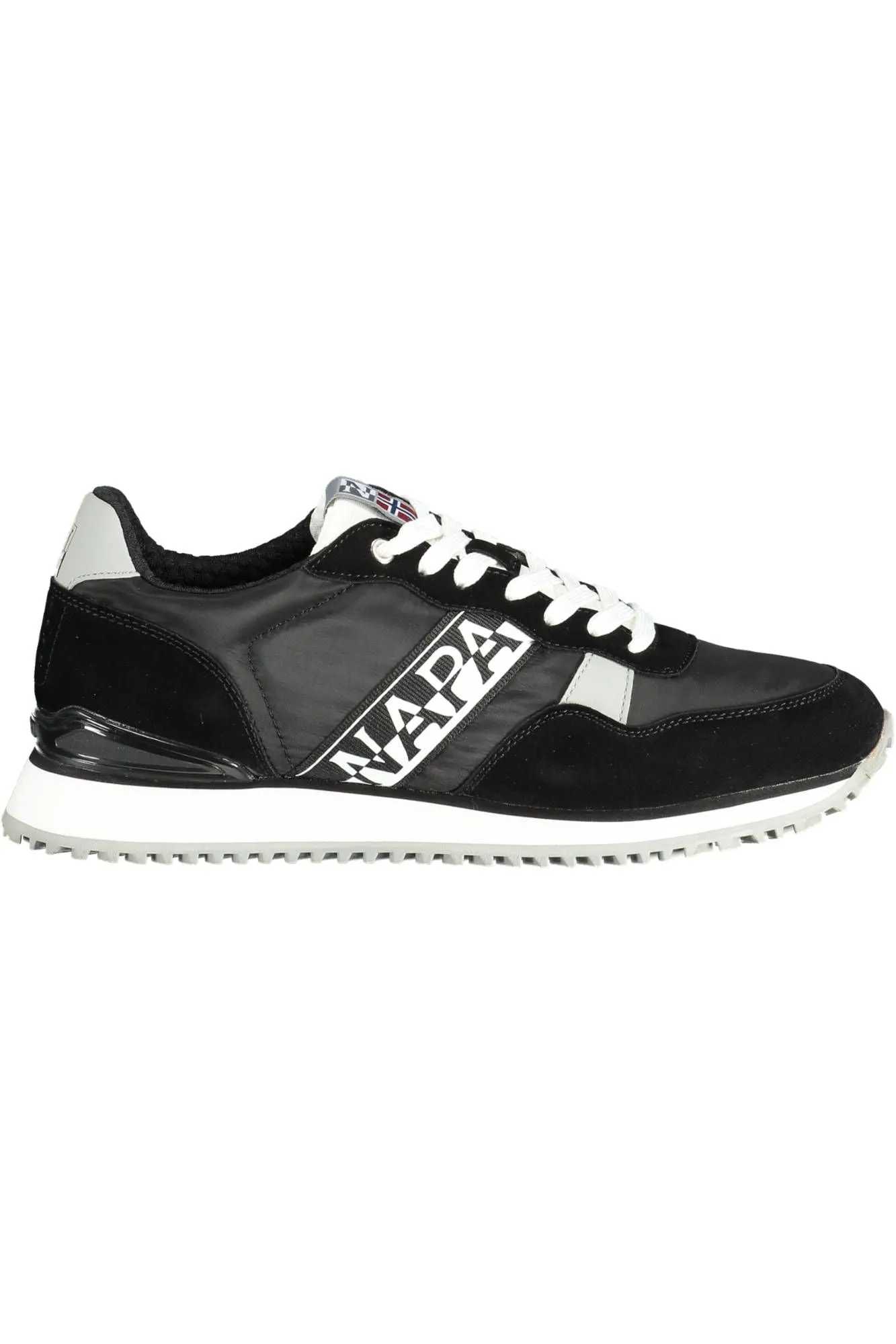 Napapijri Black Leather Men Sneaker