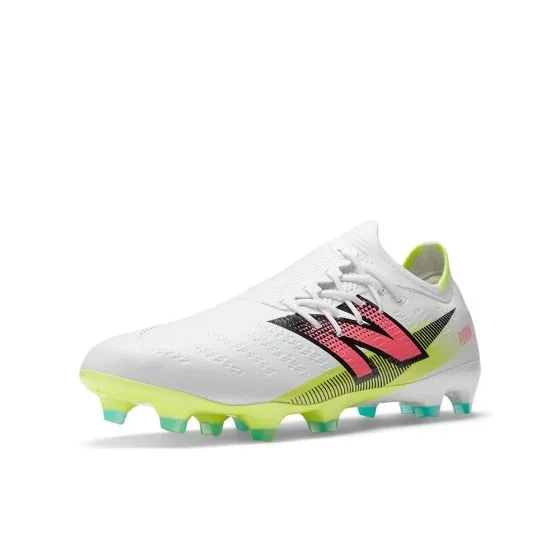 New Balance Furon Pro V7   FG-White/Hi-Lite Neon Pink