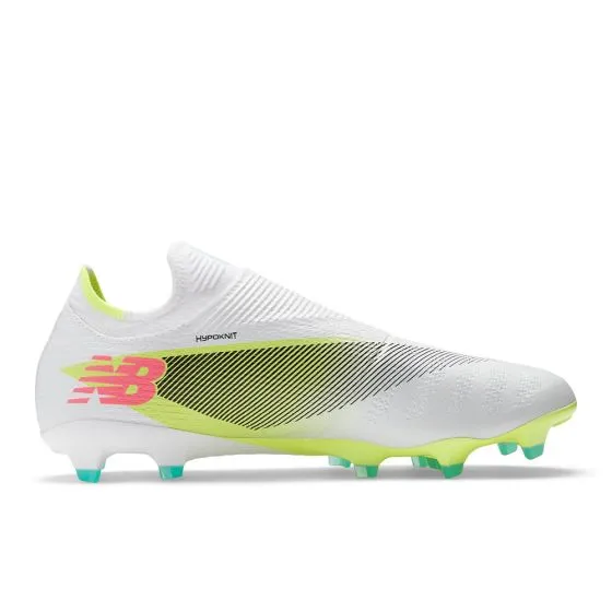 New Balance Furon Pro V7   FG-White/Hi-Lite Neon Pink