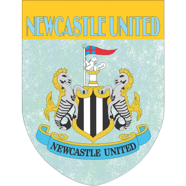 NewCastle United Soccer Team Flag Shield Style