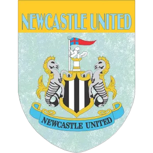 NewCastle United Soccer Team Flag Shield Style